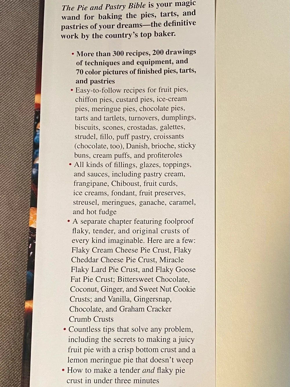 Cook Book The Pie and Pastry Bible
